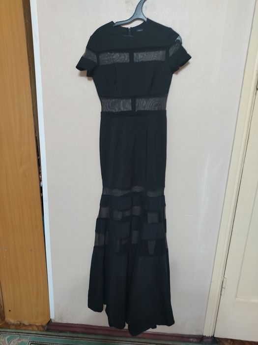 Платье женское чёрное нарядное