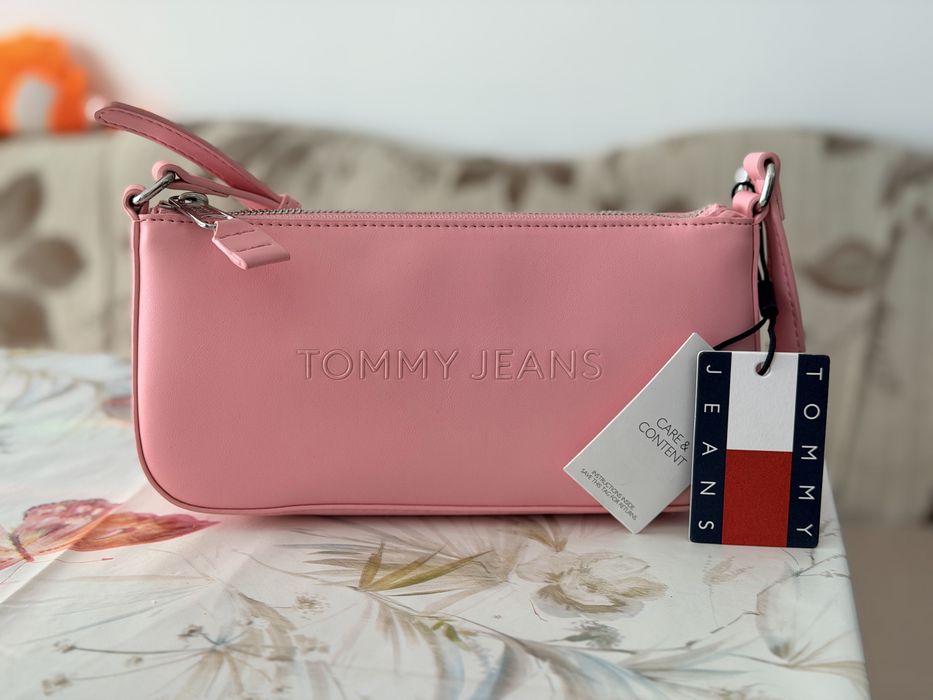 Tommy Jeans оригинална дамска чанта нова с етикети розова