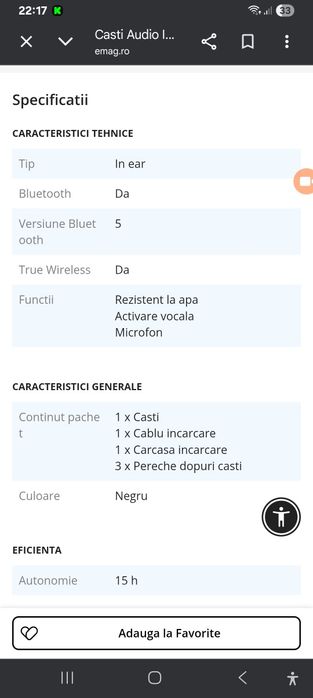 Casti wireless jvc