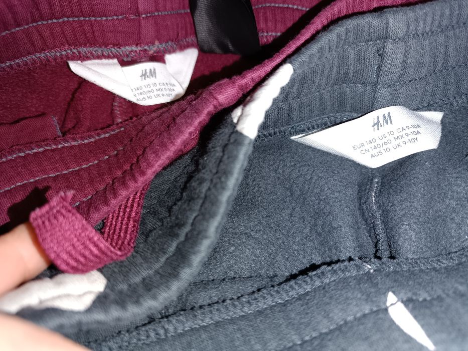 2бр анцунг H&M с пухкава материя от вътре, 140