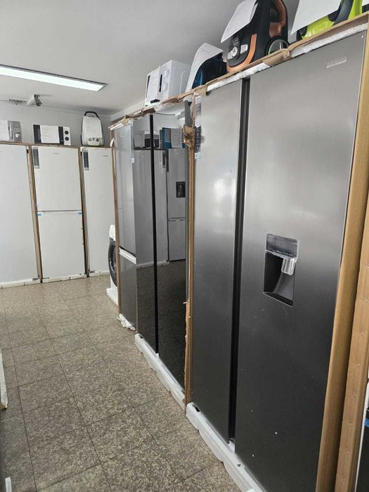 Frigider cu 2 Nou Resigilat usi Samus SX284E, 206 L Inox/Argintiu