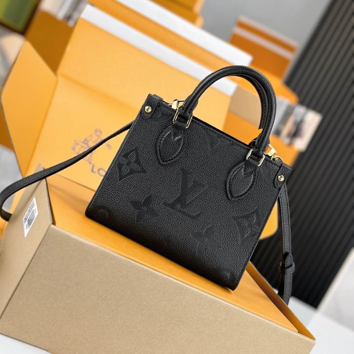 Geanta Louis Vuitton Onthego 25cm negru, tip Premium