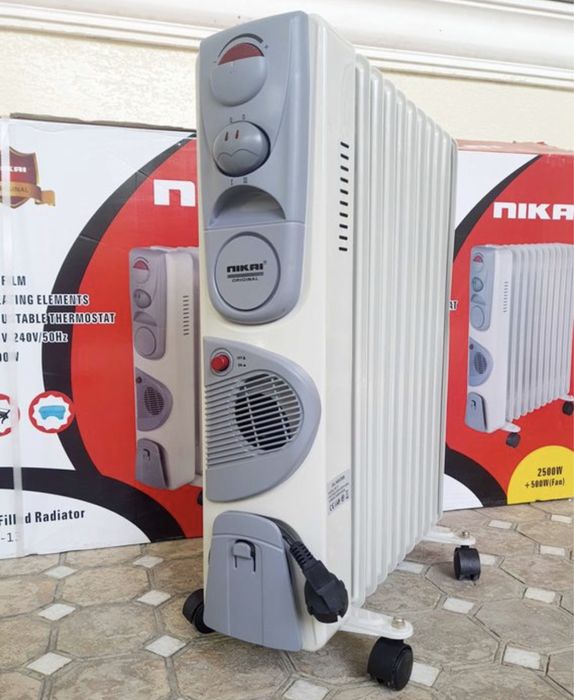 Масляный обогреватель Nikai 7 секции кредит