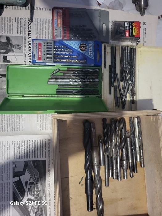 Сверла  разные  .