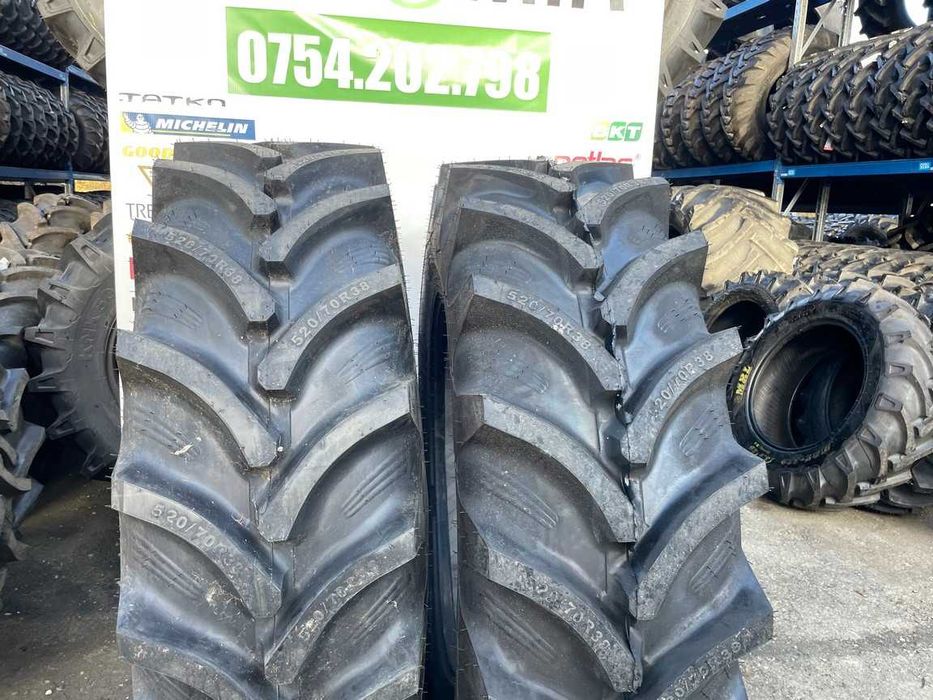 Anvelope noi radiale 520/70R38 marca Ozka pentru tractor spate Fendt