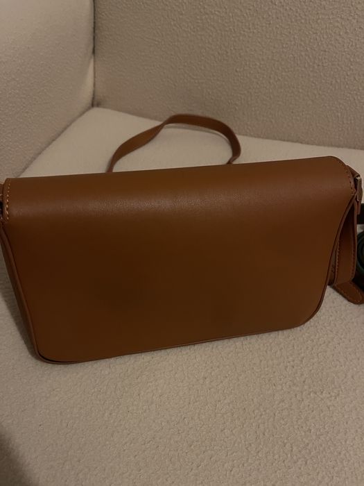 Нова кафява дамска чанта