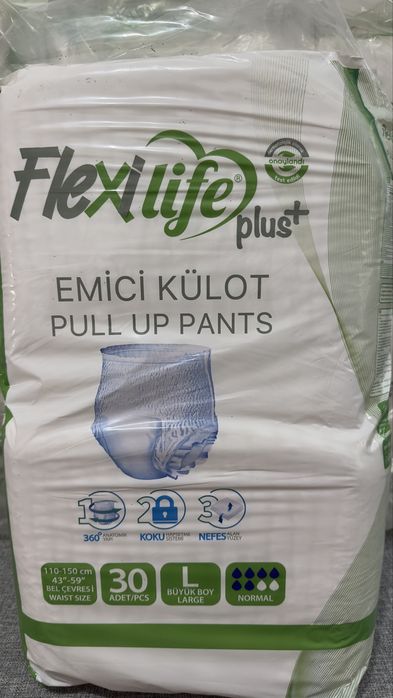 подгузники-трусы FlexiLife Plus+