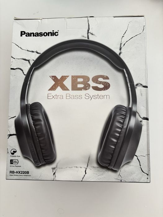 Casti Over the Ear Panasonic RB-HX220BDEK, Bluetooth 5.0,autonomie 23h