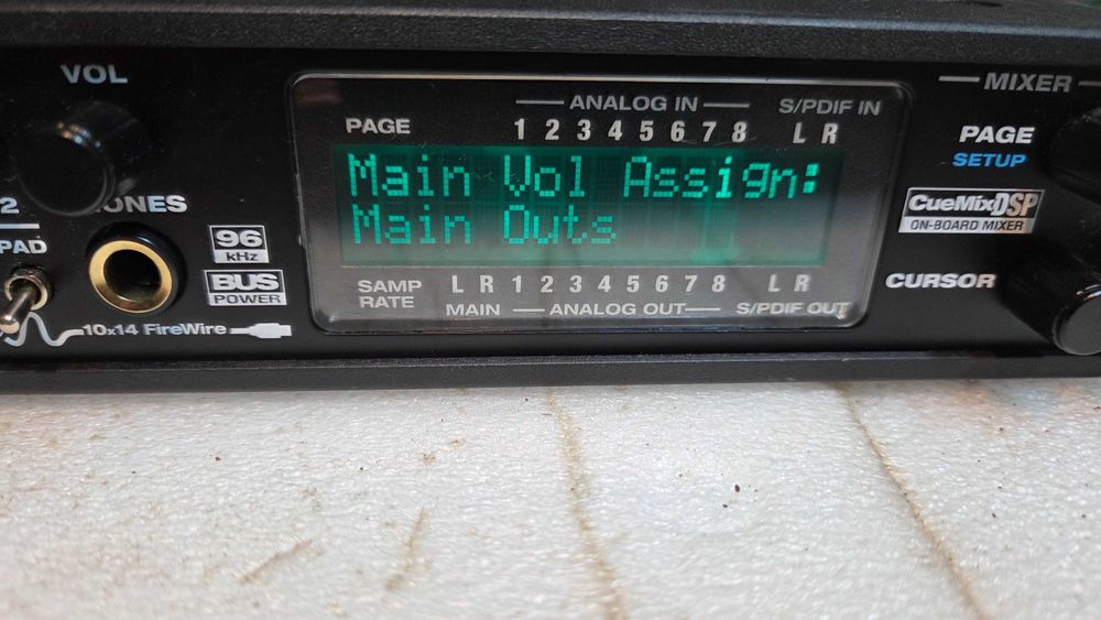 Interfață Firewire Motu Ultralite 10x14