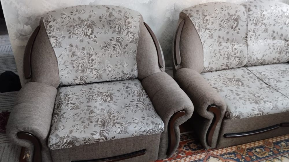 Диван мини диван и кресло