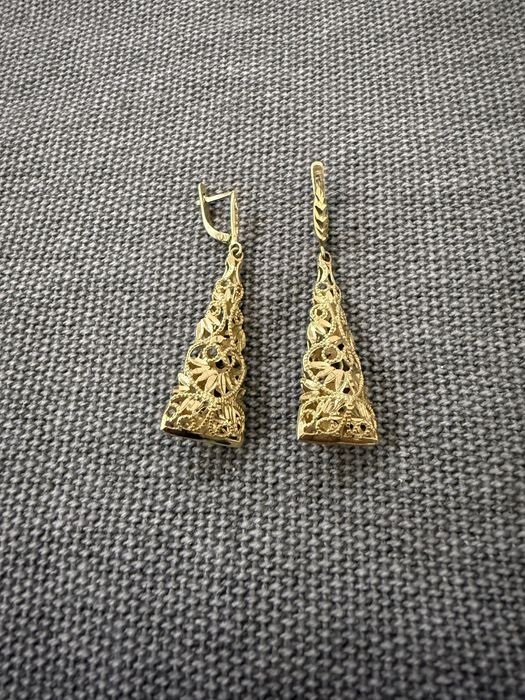 Златни обици 14 карата