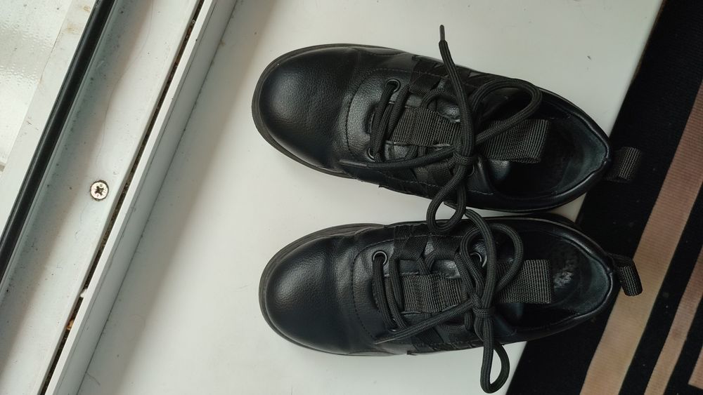 Черные туфли,  полуботинки на мальчика