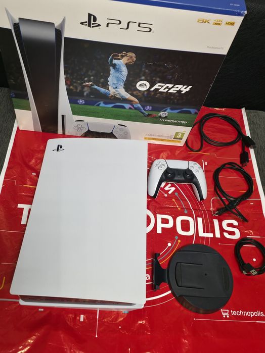 ***КАТО НОВ Sony Playstation 5 Технополис Гаранция 2025г. PS5 | White