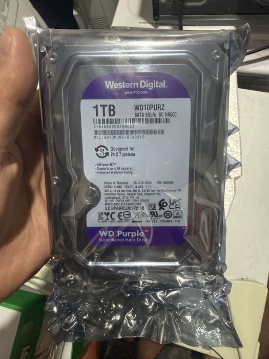 Жесткий диск WD Purple WD10PURZ 1 ТВ