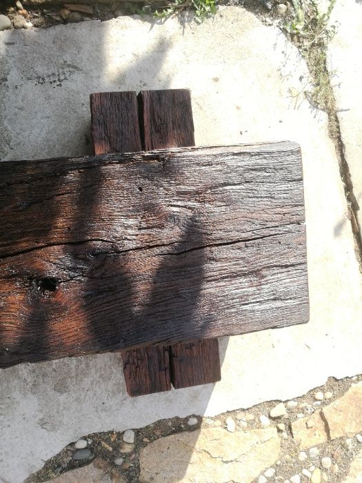 Banca Veche Stejar periat Rustic!