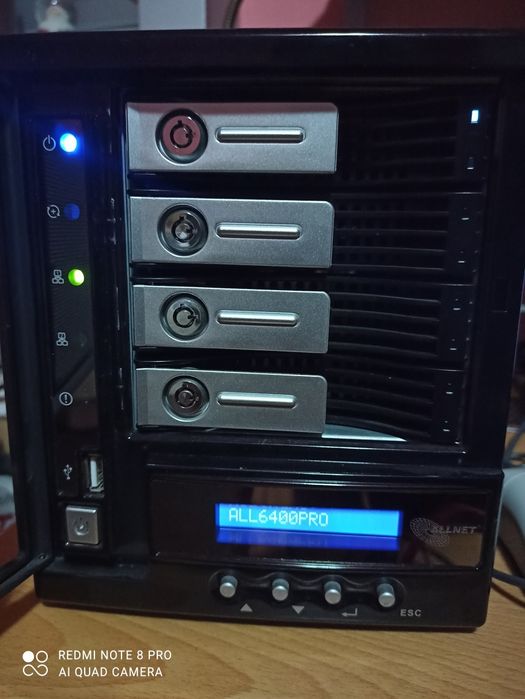 NAS ALLNET ALL6400PRO unitate stocare online,hdd extern,cloud personal