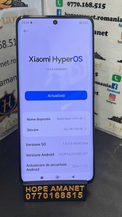 Hope Amanet P3 Redmi Note 14 Pro 256 GB