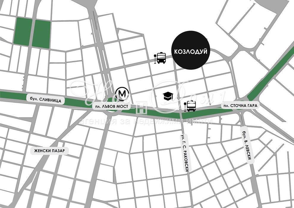 Продава се Двустаен апартамент в София, Център - 59 кв.м за 1475 €/кв.м - Снимка #1