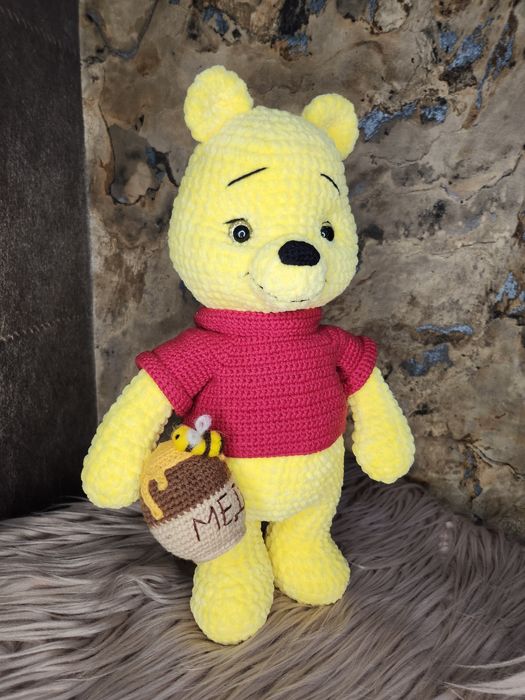 Плетена играчка  Мечо Пух