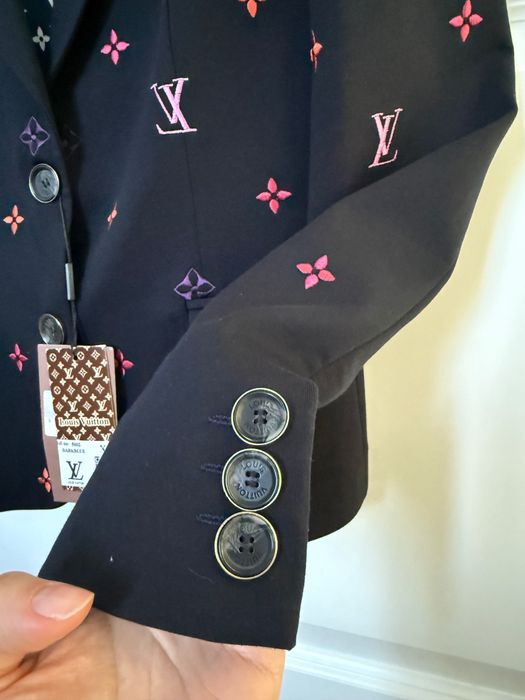 Sacou Louis Vuitton  dama negru marime XS blazer deosebit nou