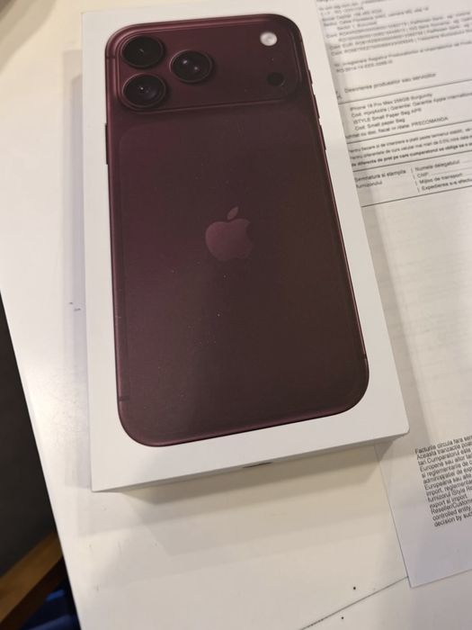Iphone 18 Pro Max (sigilat , 256GB , factura istyle , sim fizic) model Europa
