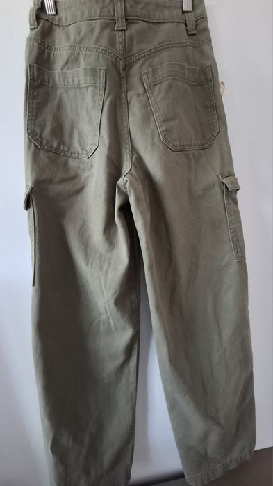 Pantaloni cargo, XXS-32 ,kaki, dama , H&M