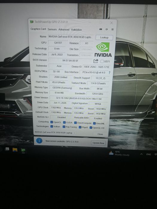 Лаптоп Acer Nitro V