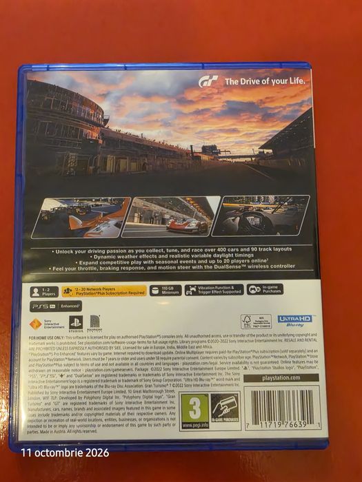 Vand Gran Turismo 7 pentru PS5!