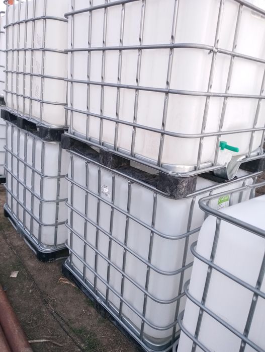 Vindem închiriem bazine ibc 1 t curate igienizate fosă septica, butoaie tabla cu bușon albastre corbu constanta transport contra cost