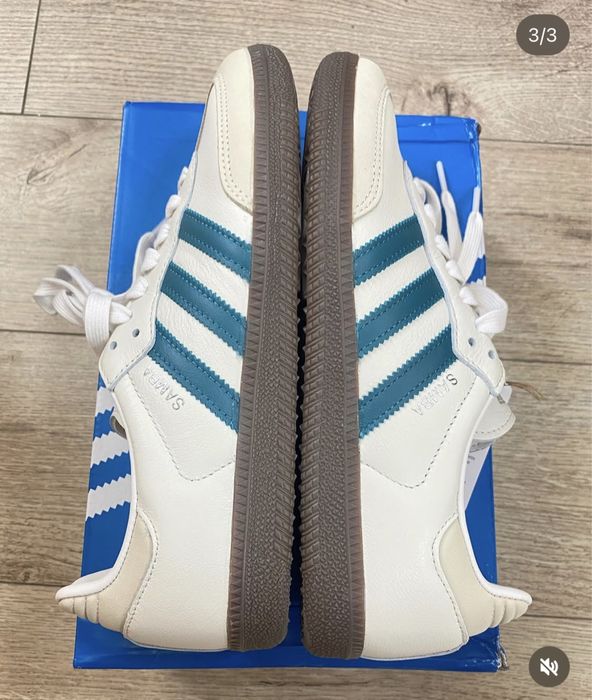 Адидас Samba новые кожаные