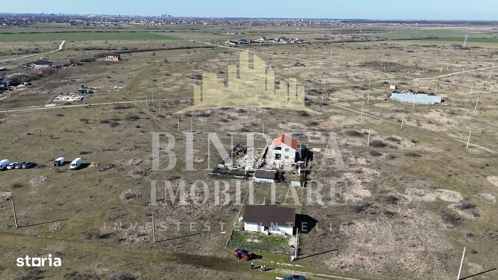 Teren intravilan Mosnita Noua 627mp+ constructie cadru metalic