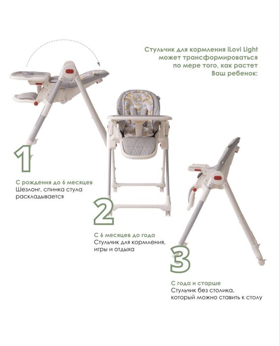 Стульчик детский с рождения