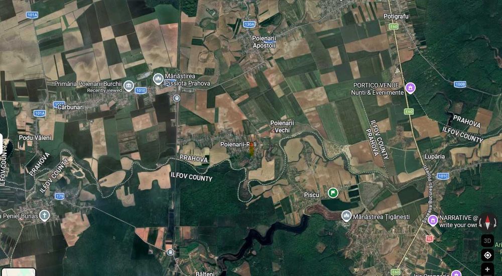 Teren cu casă si dependințe - vânzare - direct proprietar #Bucuresti-Ploiesti # Pădurea Scroviștea #Mănăstirea Pisiota