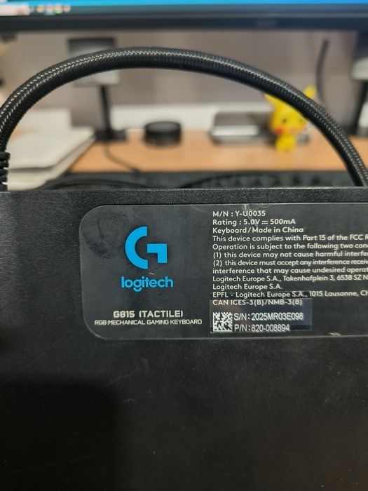 Tastatura Gaming RGB Logitech G815 Tactilepe fir