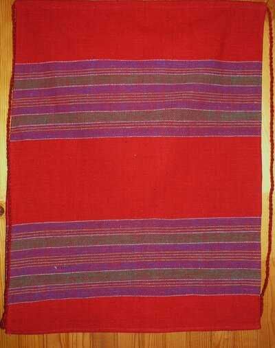 Памучни престилки за народни носии от автентичен ръчнотъкан плат