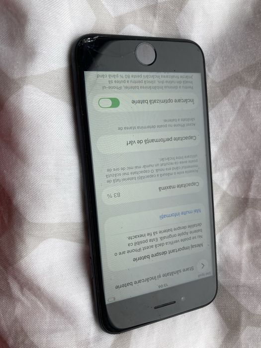 iphon se 2 materie 83%  - Fisurat