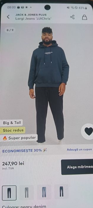 Blugi Jack & Jones 4xl