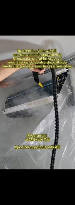IGIENIZARE  aer conditionat, încărcare freon, service, revizie, reparatii, montaj