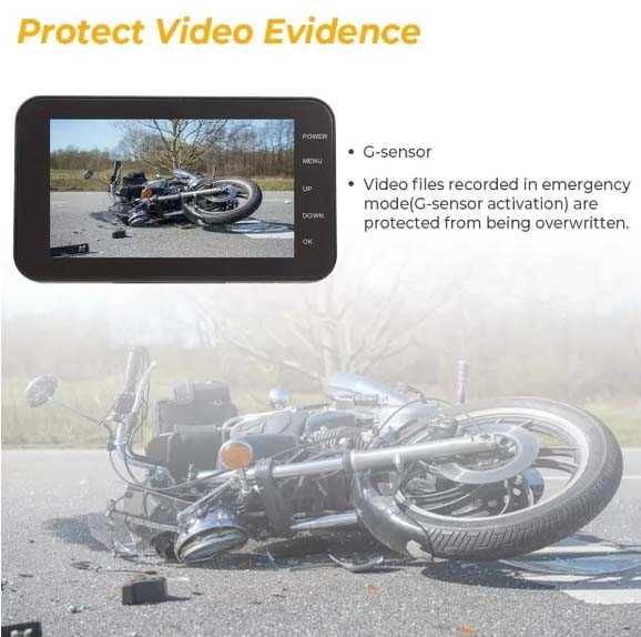 Мото регистратор с Wi-Fi, GPS HD 1080P