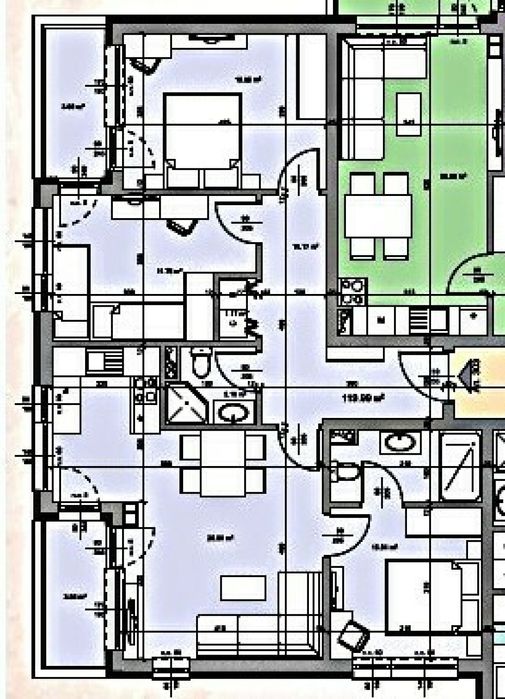 Апартамент с три спални в кв..Долно Езеровоо