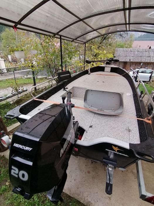 Barca aluminiu spinning complet echipata