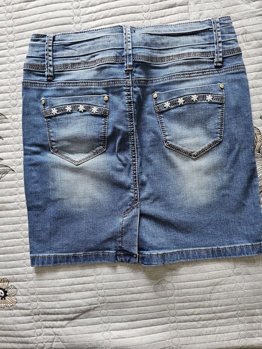 Юбки джинсовые 48 размер