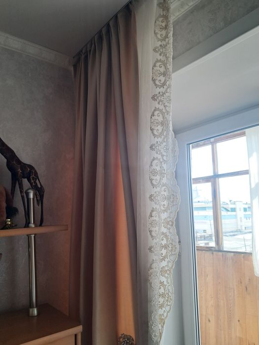 Продам комплект штор с тюлями Турция