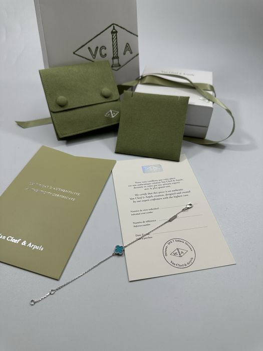 Brățară MINI Van Cleef & Arpels White Gold 750 Turquoise