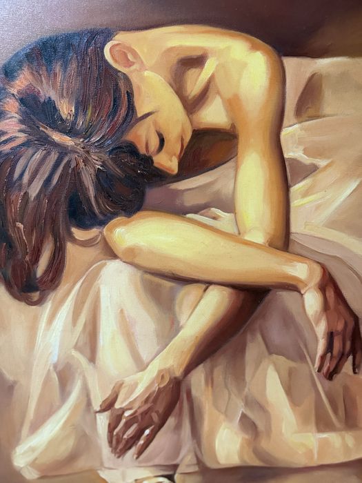 Vand urgent Tablou Mare 120/80 Balerină superb