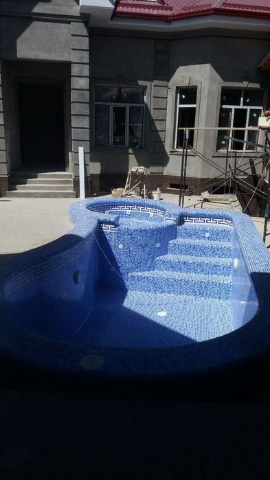 Бассейн,шаршара,фонтан курамиз.