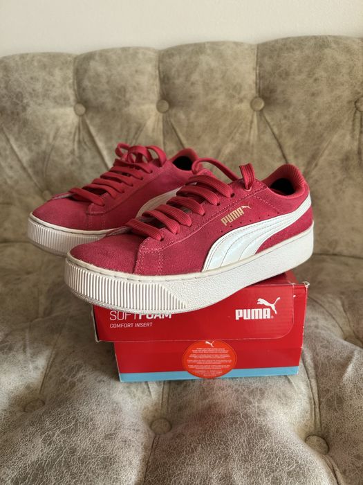 Adidasi Puma din piele naturala pentru dama