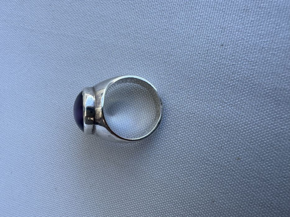 Inel din argint si ametist