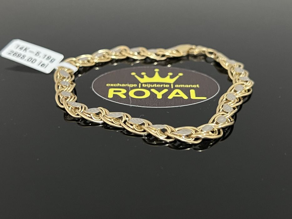 Bijuteria Royal CB : Bratara dama aur 14K 585 5,19 grame