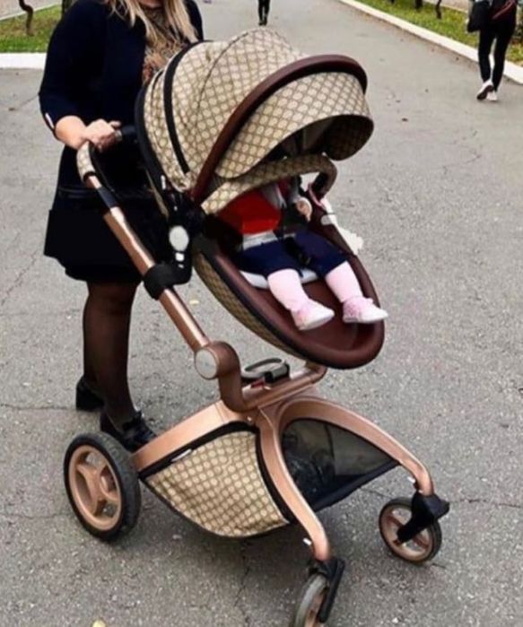 Коляска 3в 1 Hot mom